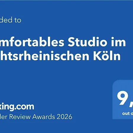 Komfortables Im Rechtsrheinischen Apartamento Colónia